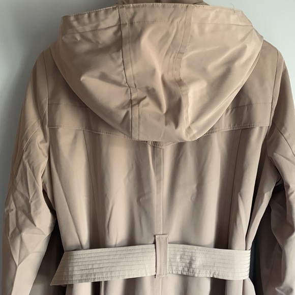 NWT ORIGINAL LONDON FOG MAXI Classic Very Long TRENCH w/hood and bib vest - Picture 10 of 12